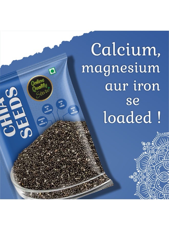 Online Quality Store Raw Combo of Chia, Watermelon, Pumpkin, Sunflower, Flax Seeds -500gm(100gm x 5 Pack) - Image 5