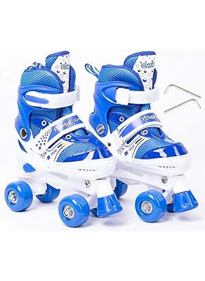 POWER - Roller Skates For Beginners, Adjustable Four-Wheel Size Small - Image 1