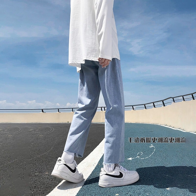 Unisex Classic Denim Jeans Loose Fit Daily Outdoor Wear - Image 4