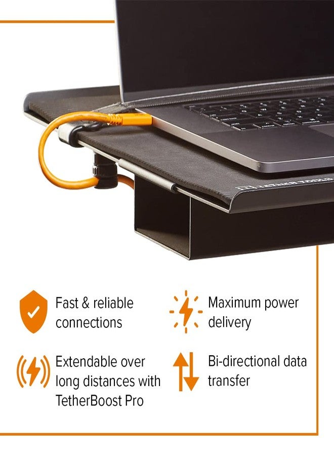 TETHER TOOLS TetherPro USB-C to USB-C, 5Gbps Gen 1, 10' (3m), High-Visibility Orange - Image 4