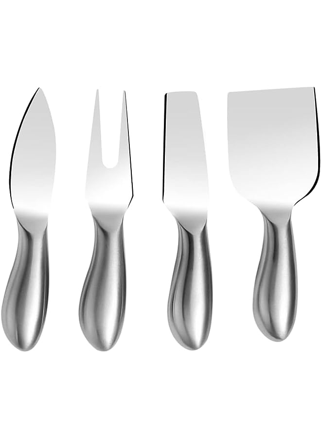 Raxoom PCS Cheese Knives Set, Aerbee Stainless Steel Cheese Tool Collection with Cheese Slicer Cutter Spreader Fork, Light Weight Cheese Knives, Cheese Spreaders Tools for Cheese Lovers, Anniversary,Party - Image 1