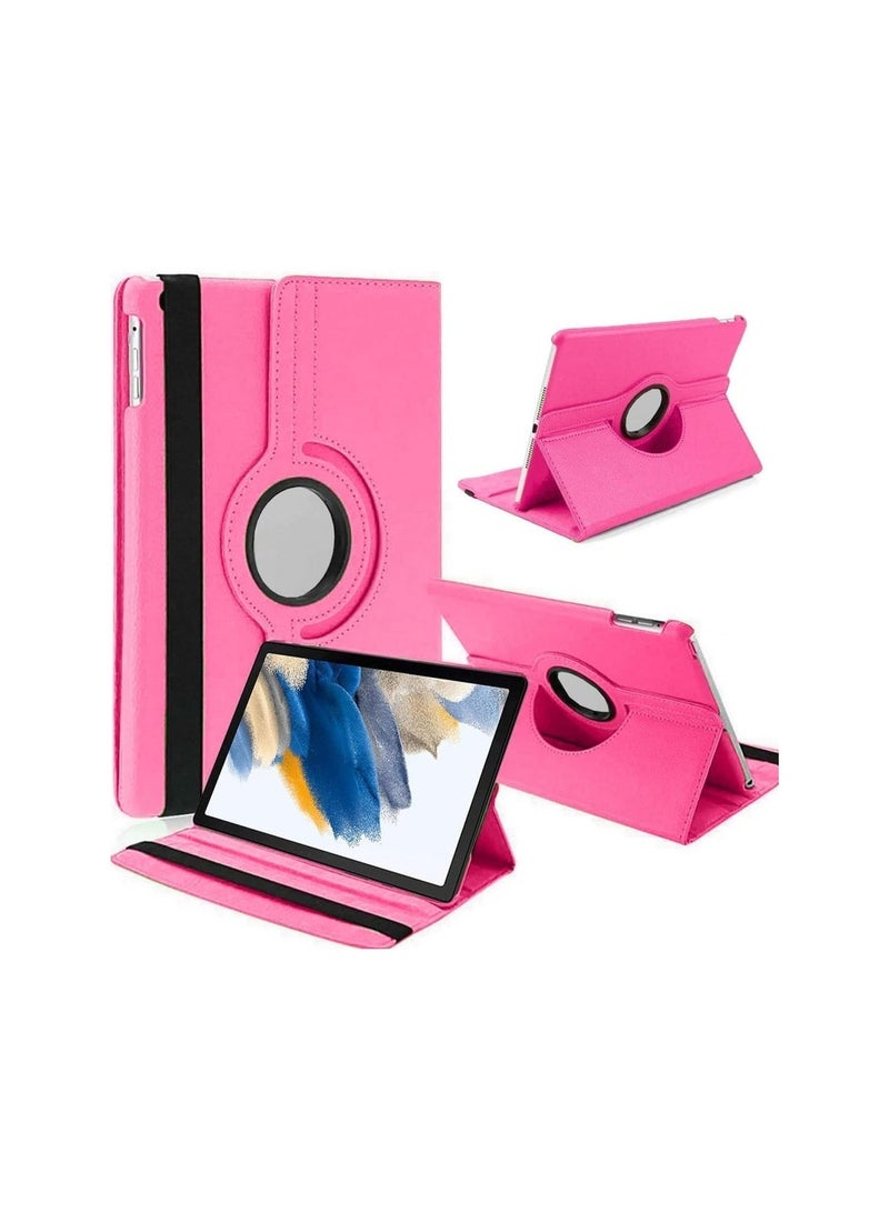 IAF Galaxy Tab A9 Case - 360Â° Rotatable Tablet Cover for Samsung Galaxy Tab A9 8.7 Inch (2023, SM-X200/SM-X205/SM-X207) - PU Leather Protective Cover with Auto Wake/Sleep - Pink - Image 1