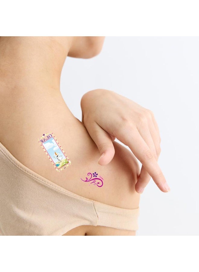 Disney Frozen Temporary Tattoo and Sticker Set - Frozen Party Favors Bundle with Temporary Tattoos Stickers Featuring Elsa, Anna, More | Disney Princess Party Supplies - Image 3