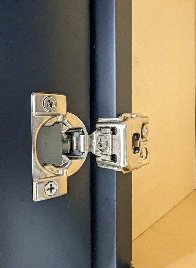 Elysian Soft Close 1-1/4" Overlay Cabinet Hinge Cabinet Kitchen Hardware Kitchen Cabinet Door Hinges with Screws 105 Degree 6 Ways 3 Cam Adjustment - Image 2