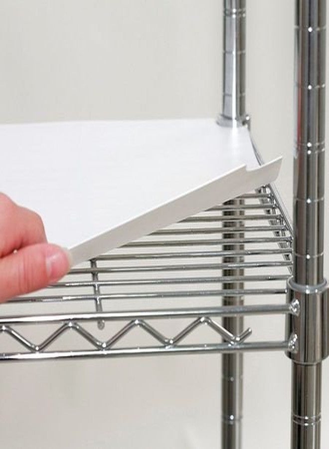 Shelf Liner, 48 x 24 in., White, PK4