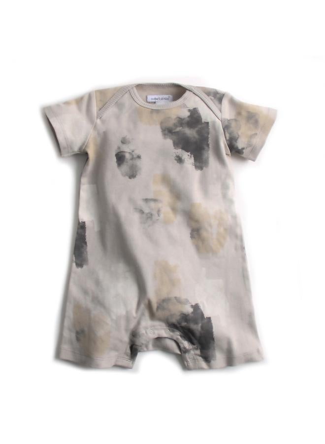 Mothers Choice Pack Of 2 - Tie Dye Print Short Romper - Image 3