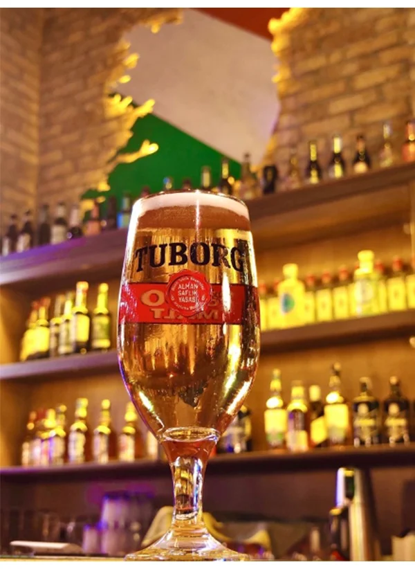 Paşabahçe Pasabahce Tuborg Gold Modern Beer Glass
