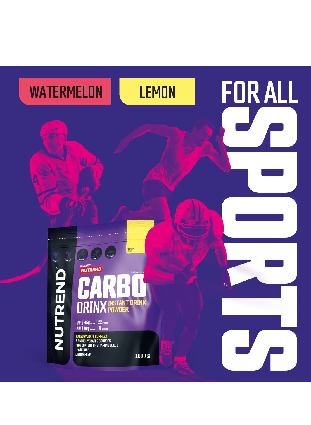 Carbo Drinx Instant Drink Powder 1000 G Lemon