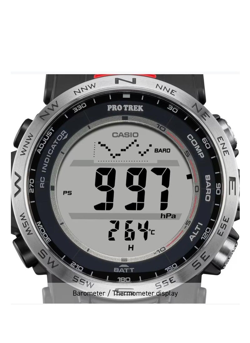 CASIO - Casio Protrek PRW-35-1A Black Bio-Based Resin Band Men Watch - Image 1