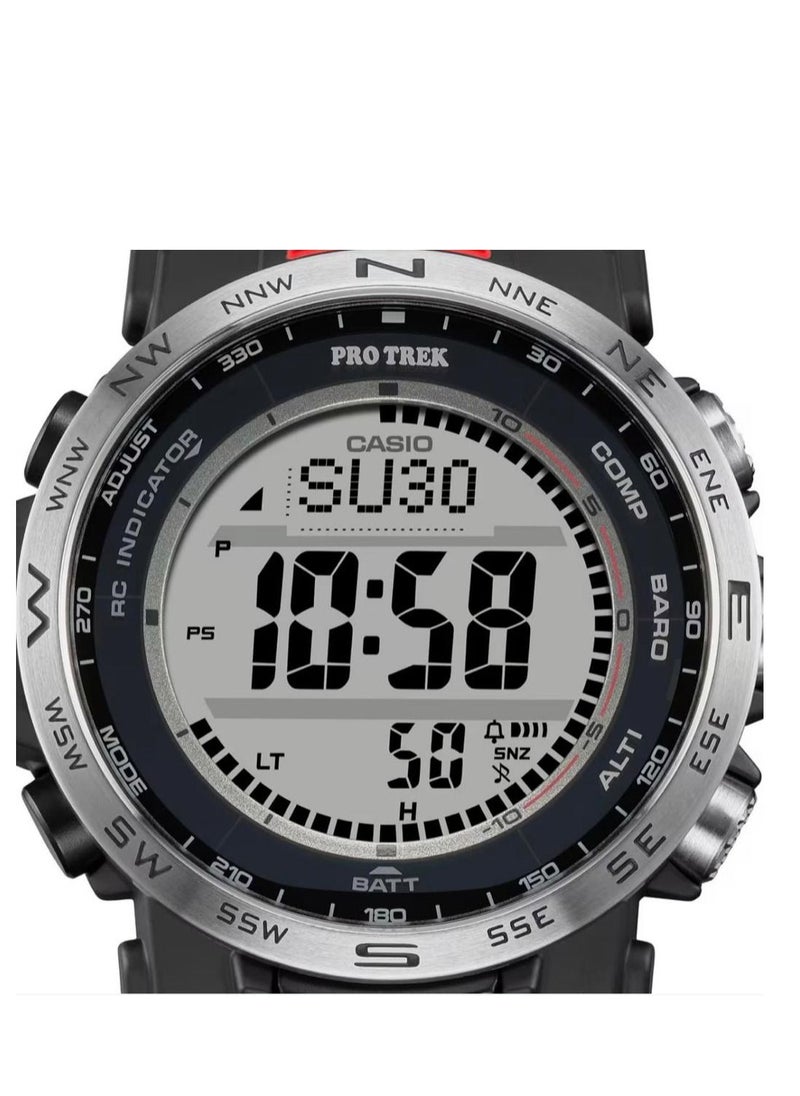 CASIO - Casio Protrek PRW-35-1A Black Bio-Based Resin Band Men Watch - Image 1