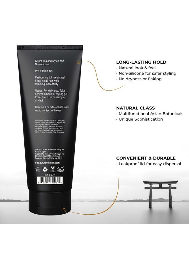 Blackwood For Men BioFuse Hair Sculpting Gel - Men's Hair Styling Product for All Hair Types - Long Lasting Hold - Natural Vegan Formula - Sulfate Free, Paraben Free, & Cruelty Free (7.76 Oz)  - Image 2