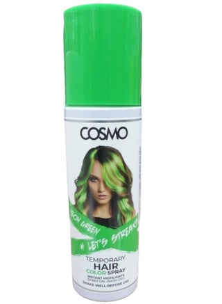 Cosmo Temporary Neon Green Hair Color Spray For Unisex 100ml, Suitable for All Hair Types - pzsku/Z5FFF9027DED87F16BD22Z/45/_/1690257470/f1a40ff0-0ca5-406c-b03d-0b03be8d25c3