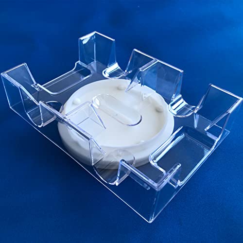 Yuanhe 2 Deck Rotating-Revolving Playing Card Tray, Card Holder - Image 5