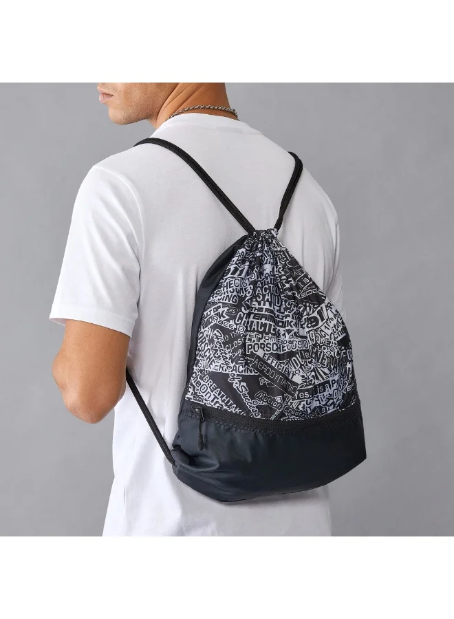 Porsche  PORSCHE FW QUOTED AOP PULL BAG for Men | Best Price UAE
