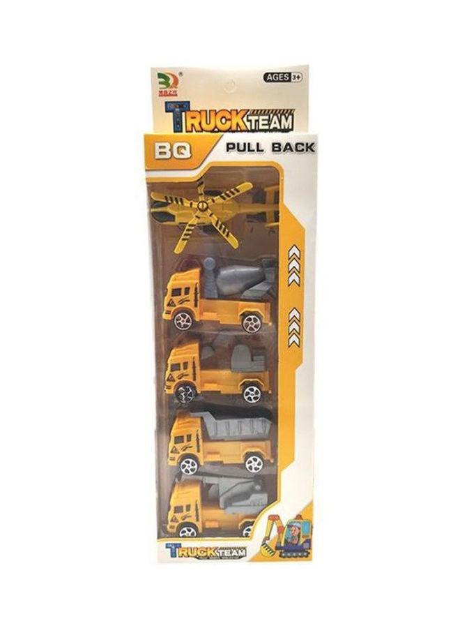 NIBEMINENT 5-Piece Mini Truck Toy Set multicolour