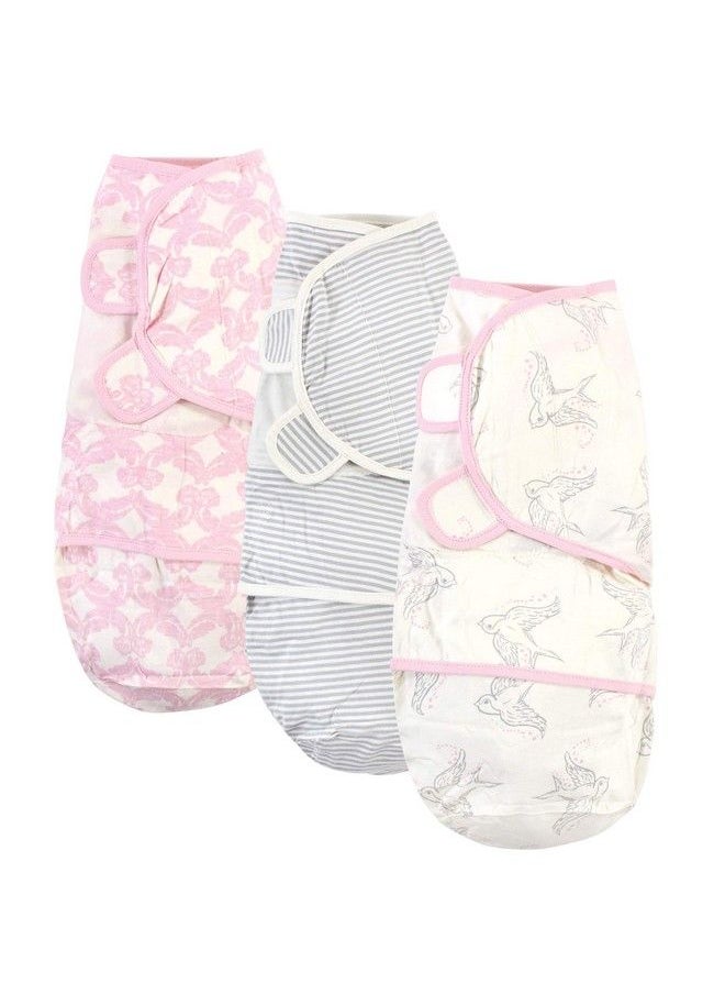 Touched by Nature - Unisex Baby Organic Cotton Swaddle Wraps Bird 0 3 Months - Image 1