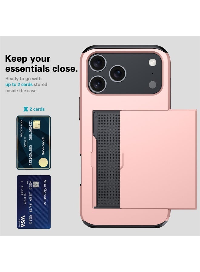 عام غطاء هاتف واقي متوافق مع آيفون 17 برو، غلاف هاتف متين مقاوم للصدمات، مصمم خصيصًا لآيفون 17 برو. - Image 3