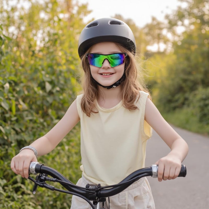 FEISEDY Kids Teens Baseball Polarized Sunglasses Sports TR90 Frame Boys Girls Cycling B2454 - Image 2