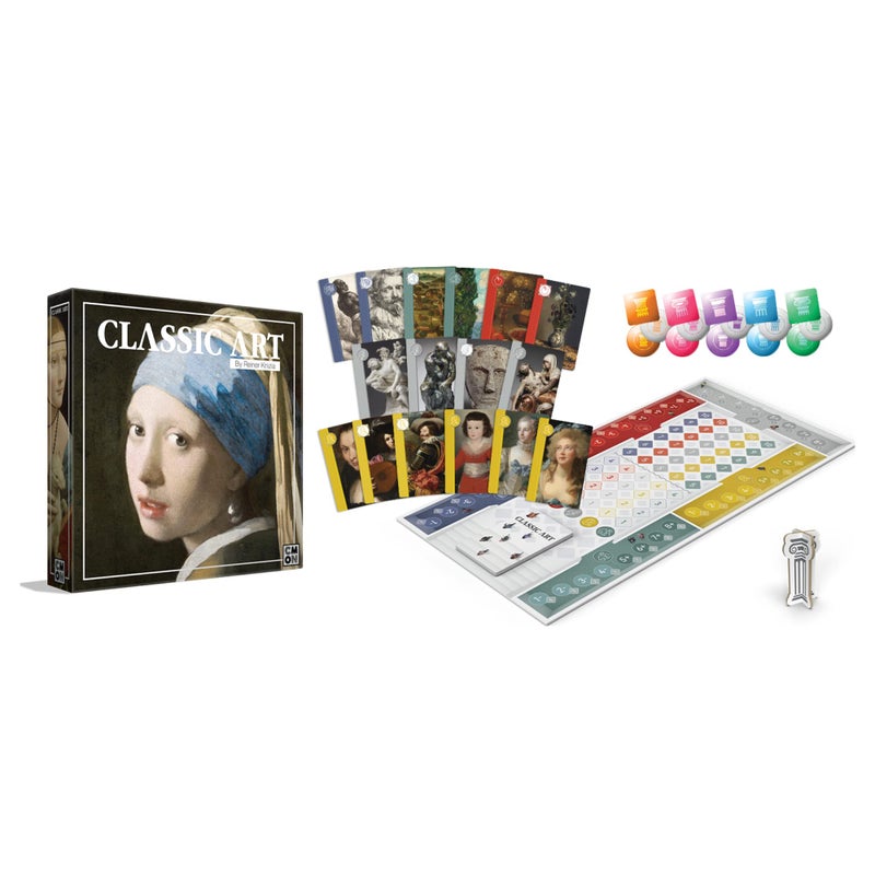 CMON Classic Art Board Game | Art Collection Strategy Game | A Competitive Game of Prediction | Great for Game Night with Adults | Ages 14+ | 2-5 Players | Average Playtime 30 Minutes | Made by CMON - Image 4