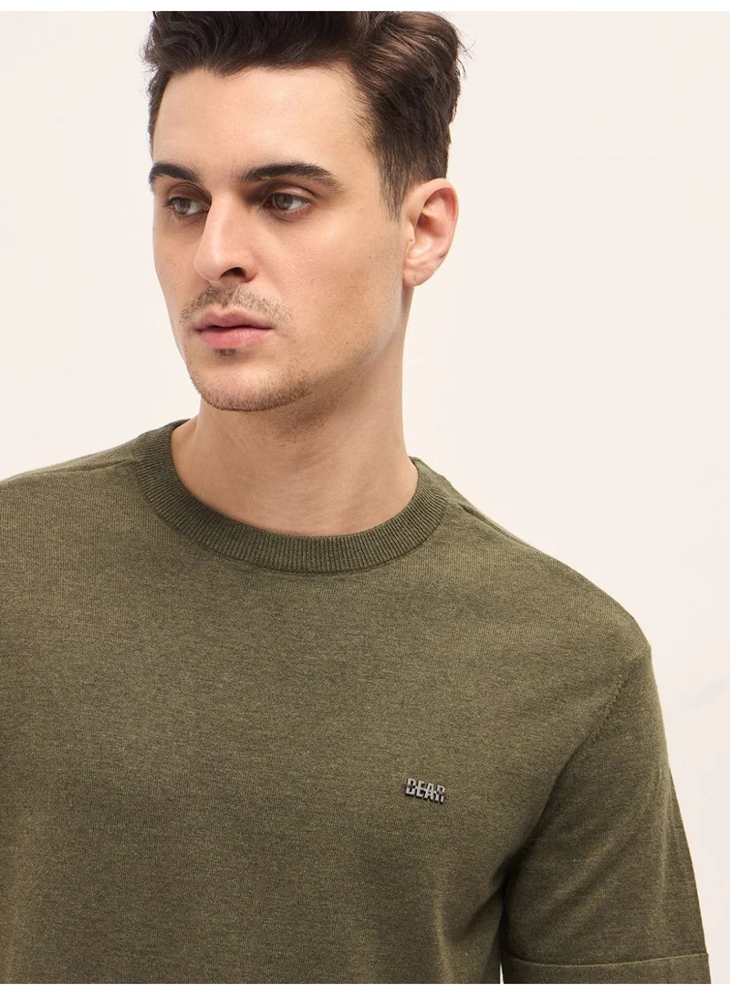 THE BEAR HOUSE Men’s Cotton T-Shirt – Soft, Breathable & Comfortable, Perfect for Casual Wear, Ideal for Everyday & Summer