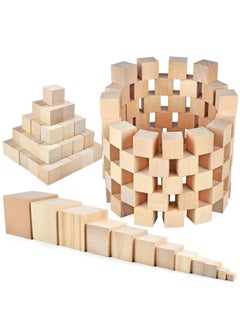 Generic Manufacturers Directly Supply Various Sizes Of Multiple Squares Children's Traditional Toys Kindergarten Math Teaching Aids Squares-Colour:2*2*2CM  - Image 2