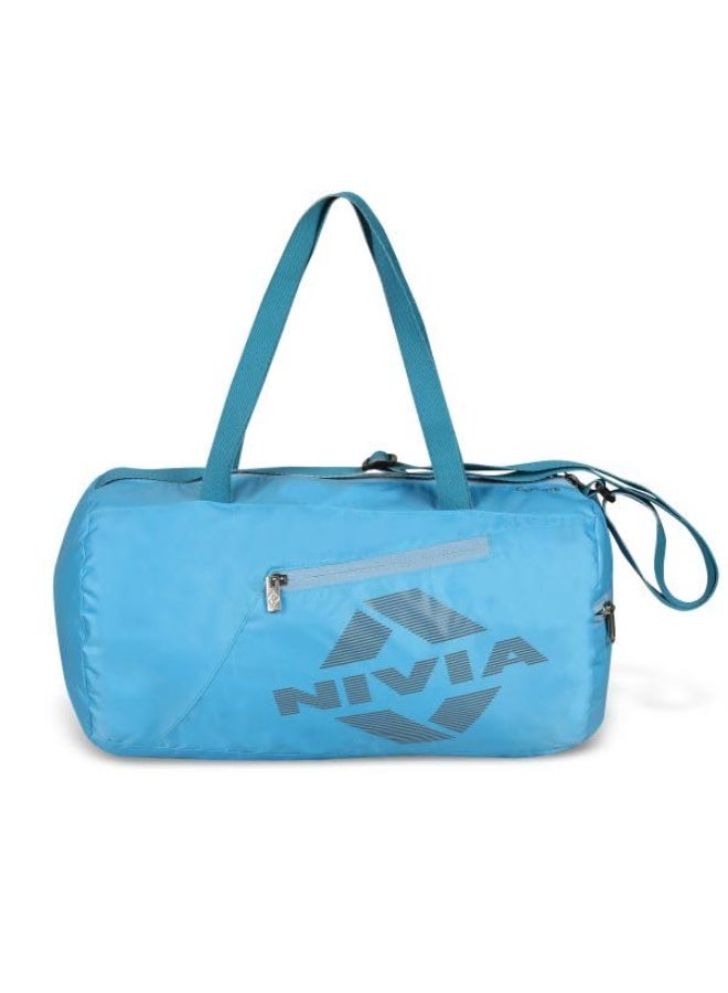 Nivia حقيبة ديفليت 2.0 - حقيبة رياضية زرقاء/رمادية - Image 1