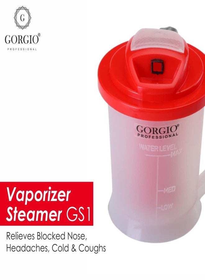 Gorgio Professional Facial Vaporizer Steamer | Face & Nose Steam Inhaler for Glowing Skin and Cold Relief | Compact Design for Home Use - Image 2