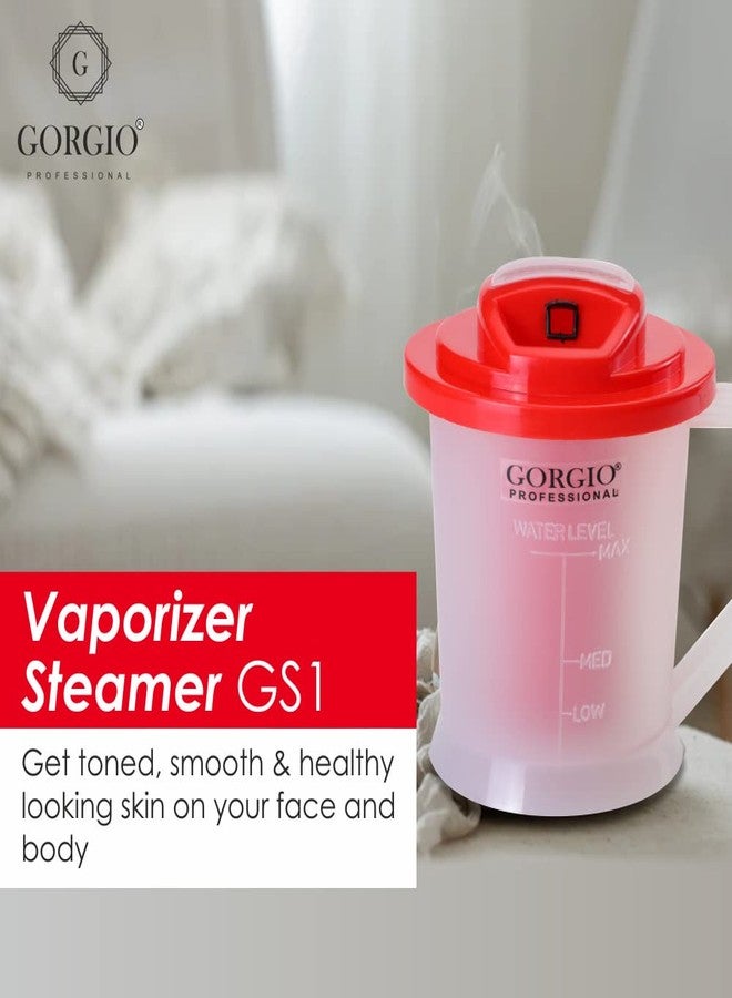 Gorgio Professional Facial Vaporizer Steamer | Face & Nose Steam Inhaler for Glowing Skin and Cold Relief | Compact Design for Home Use - Image 3