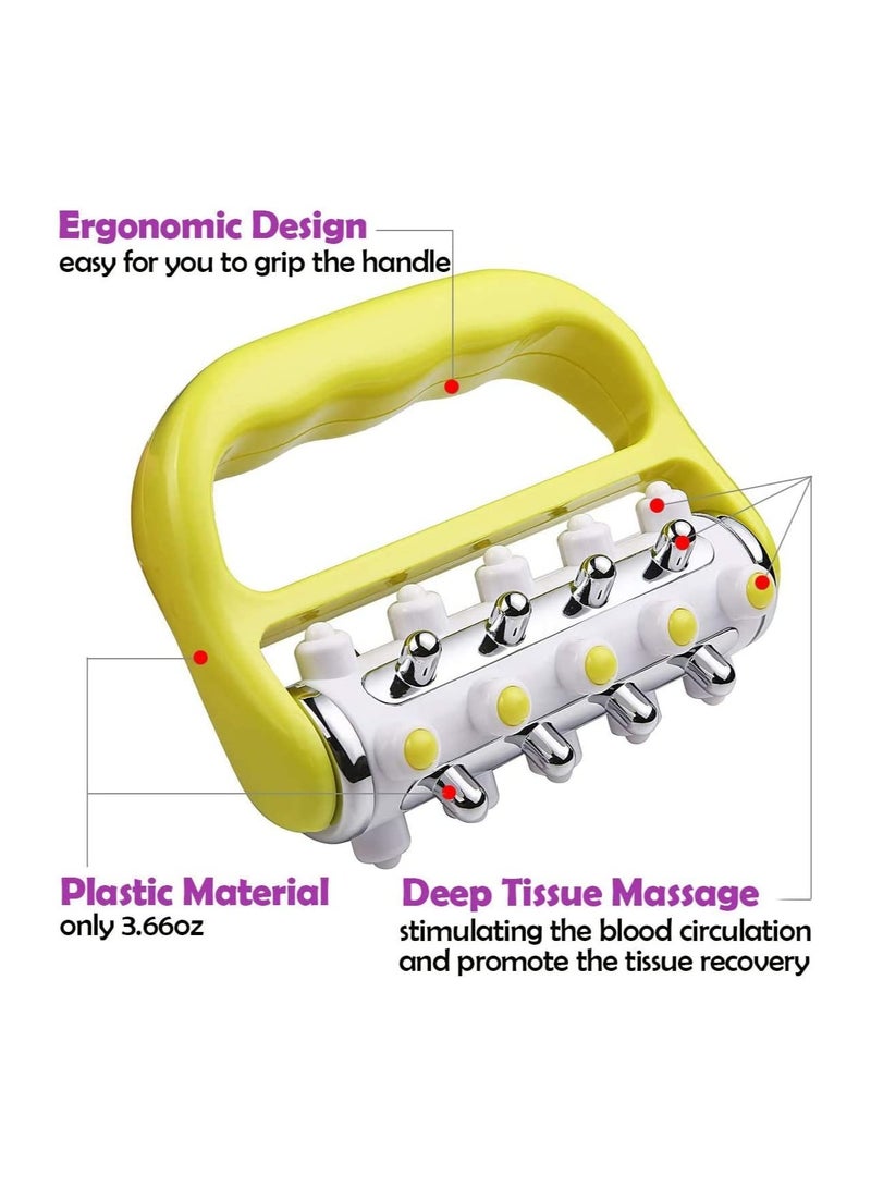 SYOSI Massage Stick Anti Cellulite Massager Fascia and Muscle Roller Fat Blasting Release Mini Trigger Point Deep Tissue Myofascial Release Tool Body Massager for Men and Women  - Image 2