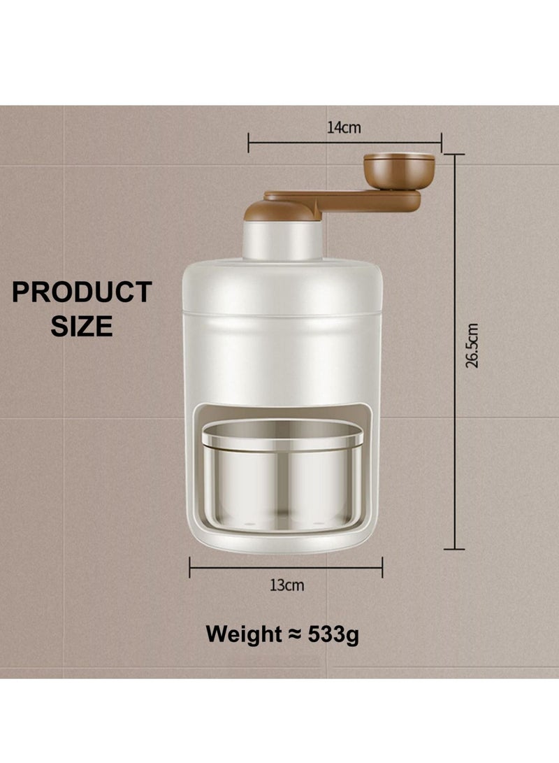 HOMESTAR Portable Manual Ice Crusher With Thickened Stainless Steel Blades And Tray - Image 5