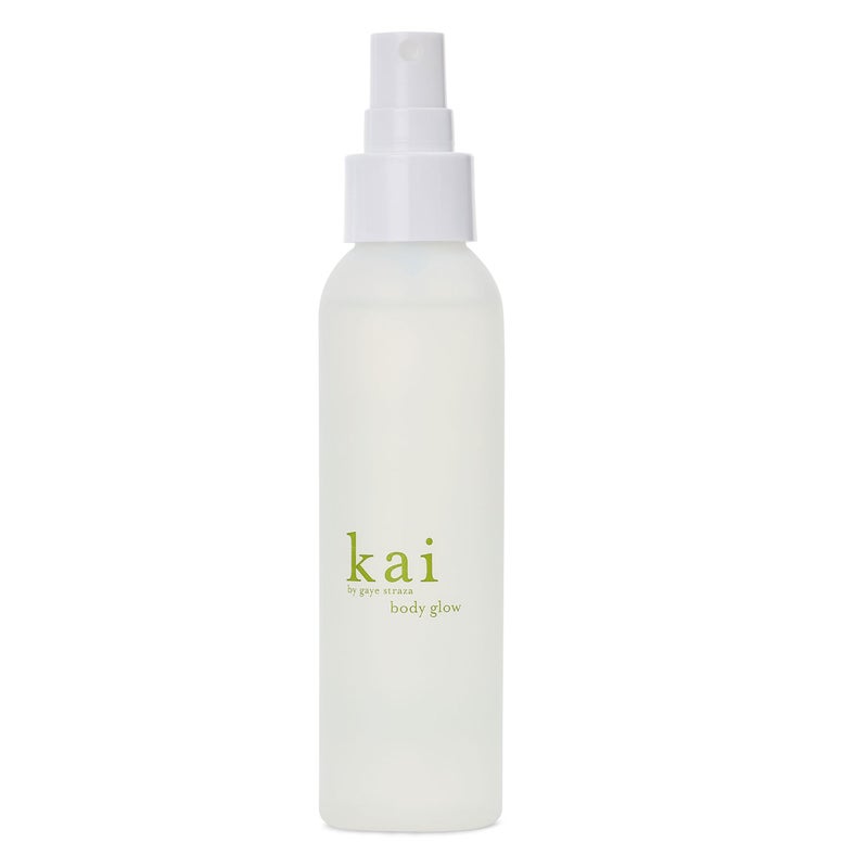 kai Body Glow 4 Fl Oz dry body oil with jojoba chamomile cucumber extracts moisturizes and leaves skin radiant with a fresh  clean fragrance vegan cruelty free made in the usa