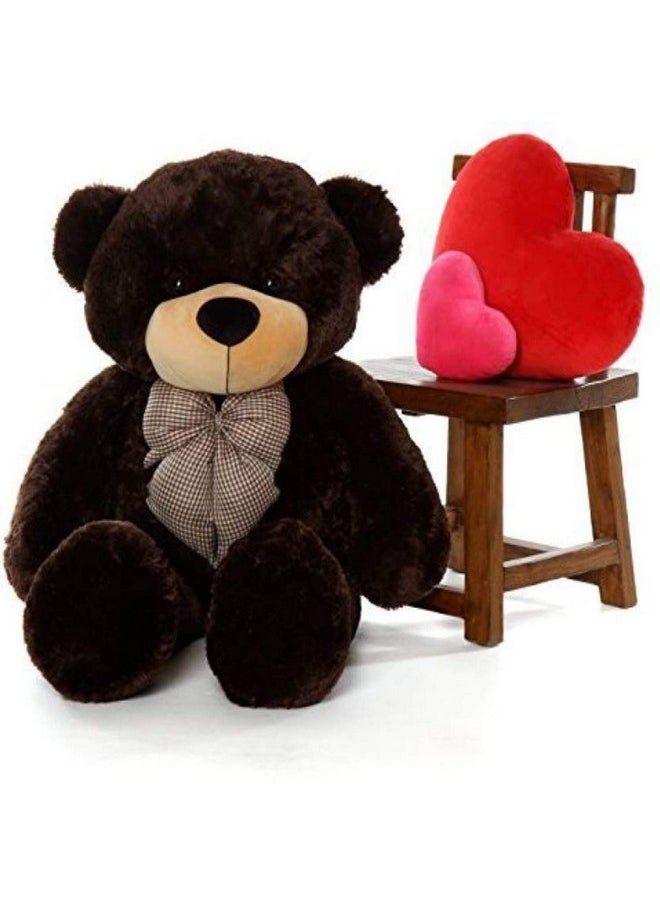 CLICK4DEAL CLICK4DEAL Soft Toys Long Soft Lovable Huggable Cute Giant Life Size Toy Figure Child Safe Best for Birthday Gift Valentine Gift for Girlfriend 4 FEET Chocolate  - Image 2