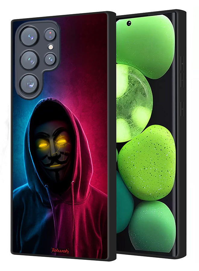 Tolwak Samsung Galaxy S23 Ultra 5G Protective Case Cover Cool Faces Tags - Image 1