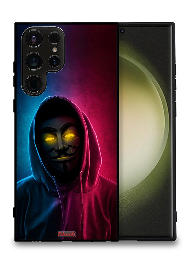 Tolwak Samsung Galaxy S23 Ultra 5G Protective Case Cover Cool Faces Tags - Image 2