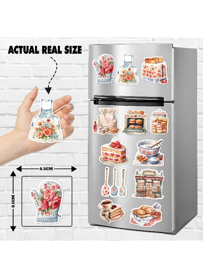 Generic Fridge Magnet, Floral Kitchen Special Collection 12 Pieces, Magnetic Fridge Decor, Decorative Magnets, Strong Magnet, Magnetic Stickers, Fridge Magnet Set, Cute Refrigerator Magnets  - Image 3