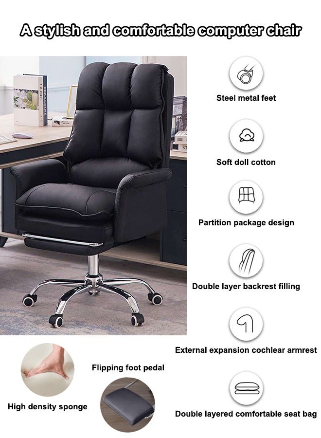 Tanwer Computer Chair, Leisure Lazy Chair, Study Chair, Office Chair, Sofa Chair, Comfortable Sitting for Long Time, Esports Chair, Game Chair - Image 2