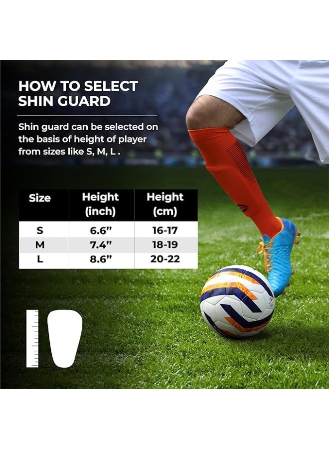 Nivia Wisdom - 2018 Plastic Shin Guard For Youth For Football Games Matches, Training, Light Weight & Breathable (White,Size - Large) - Image 5