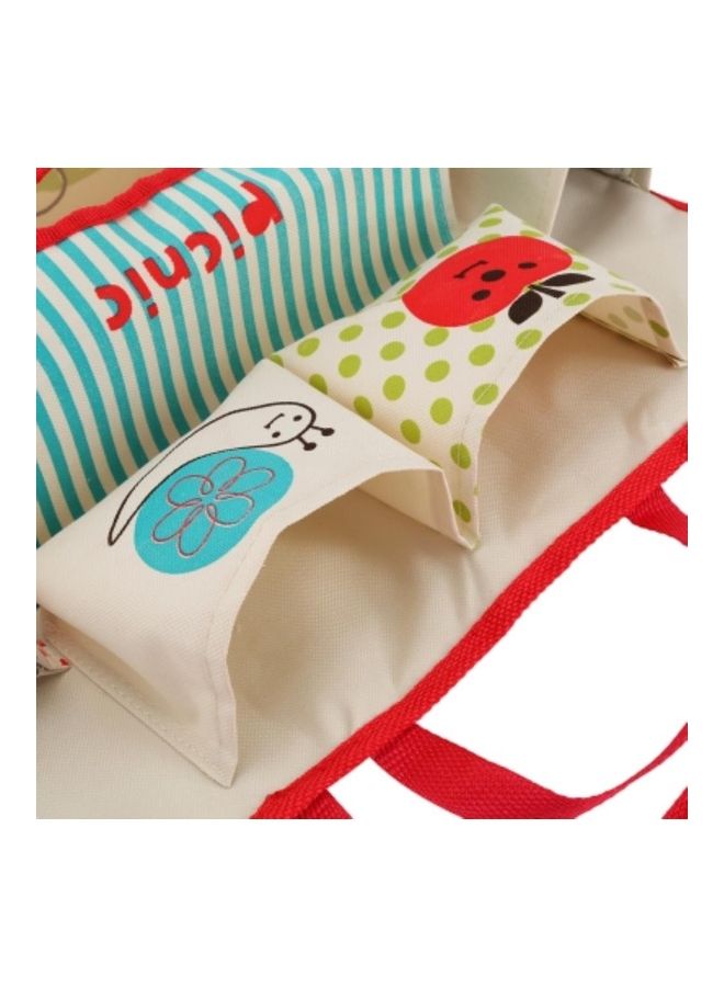 Multicolored Foldable Car Rear Trunk Seat Large Storage Bag - Image 5