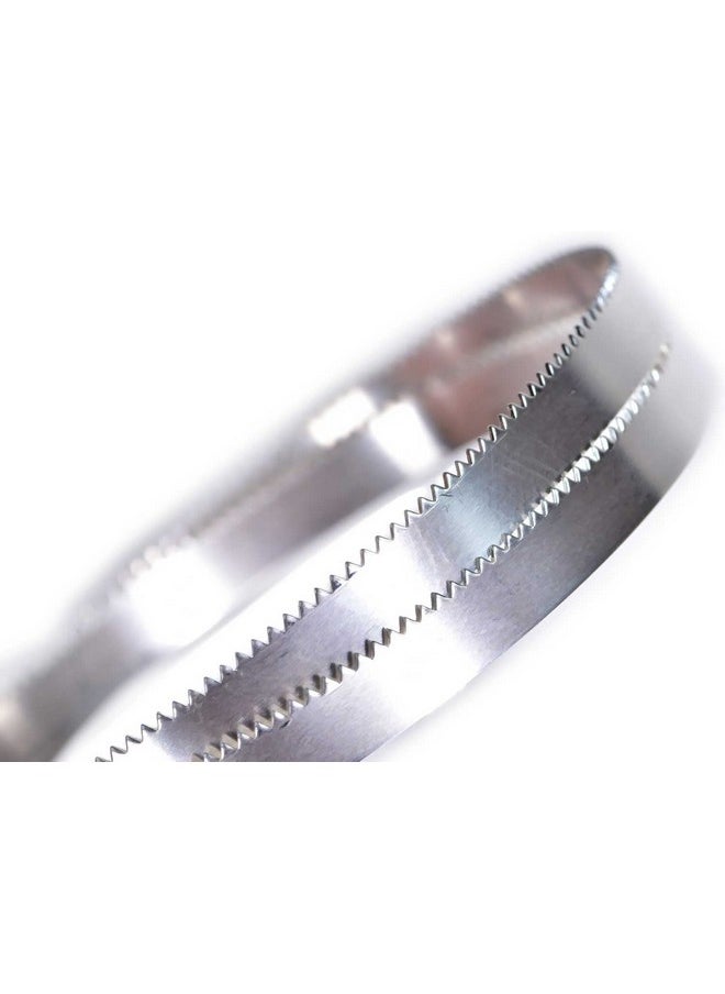 uGems - Sterling Silver Serrated Bezel Strip .013 X .187" (3 16 Inch) X 12 Inches For Cabochon Setting - Image 1