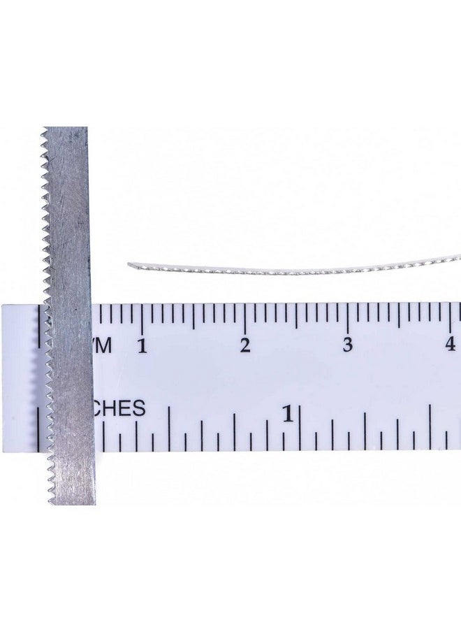 uGems - Sterling Silver Serrated Bezel Strip .013 X .187" (3 16 Inch) X 12 Inches For Cabochon Setting - Image 1