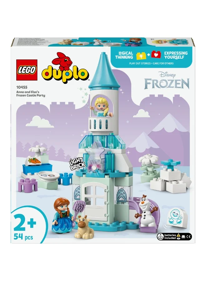 ليغو لعبة الأطفال الدارجين القابلة للبناء حفل آنا وإلسا في القلعة المثلجة 10455 من ليغو® DUPLO® Disney‎