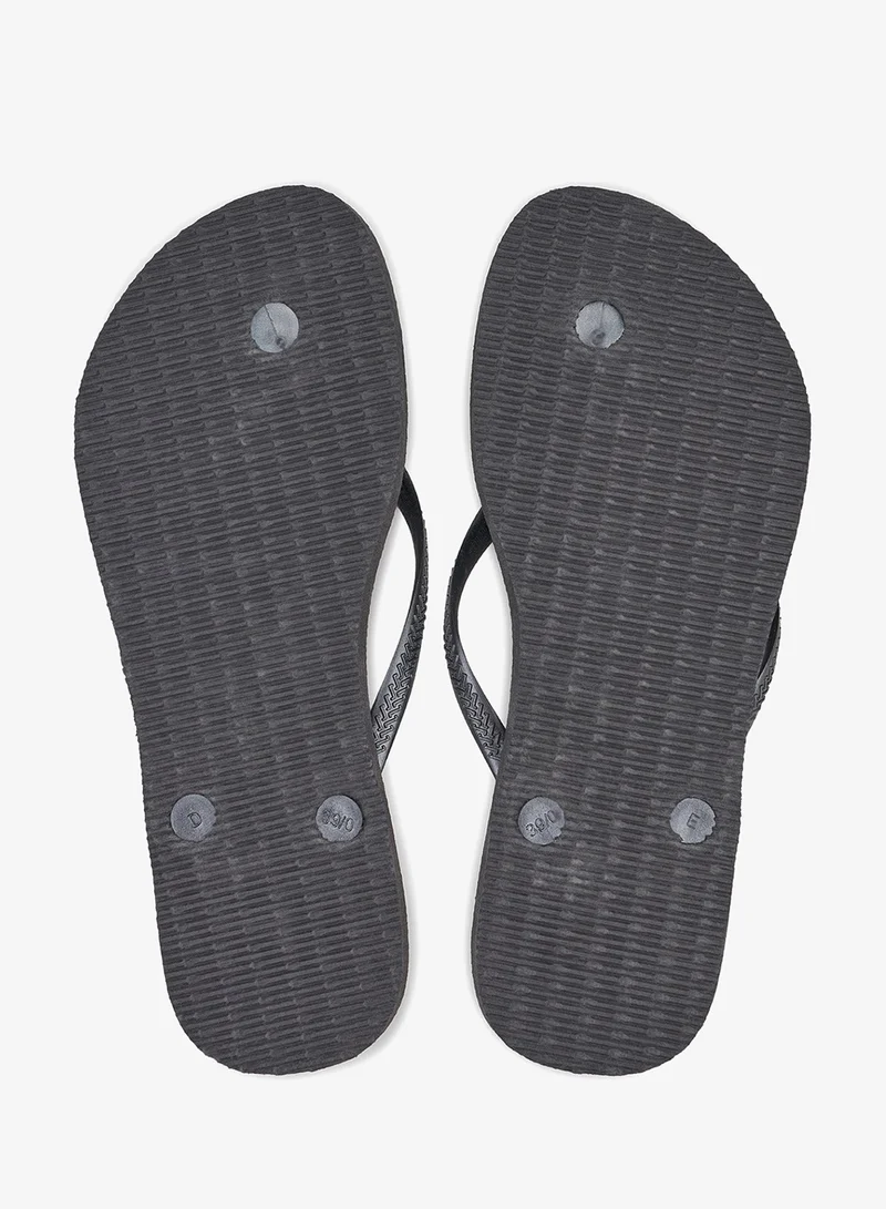 هافاياناس شباشب نسائية سبايدر سوداء نحيفة بكريستال   فليب فلوب