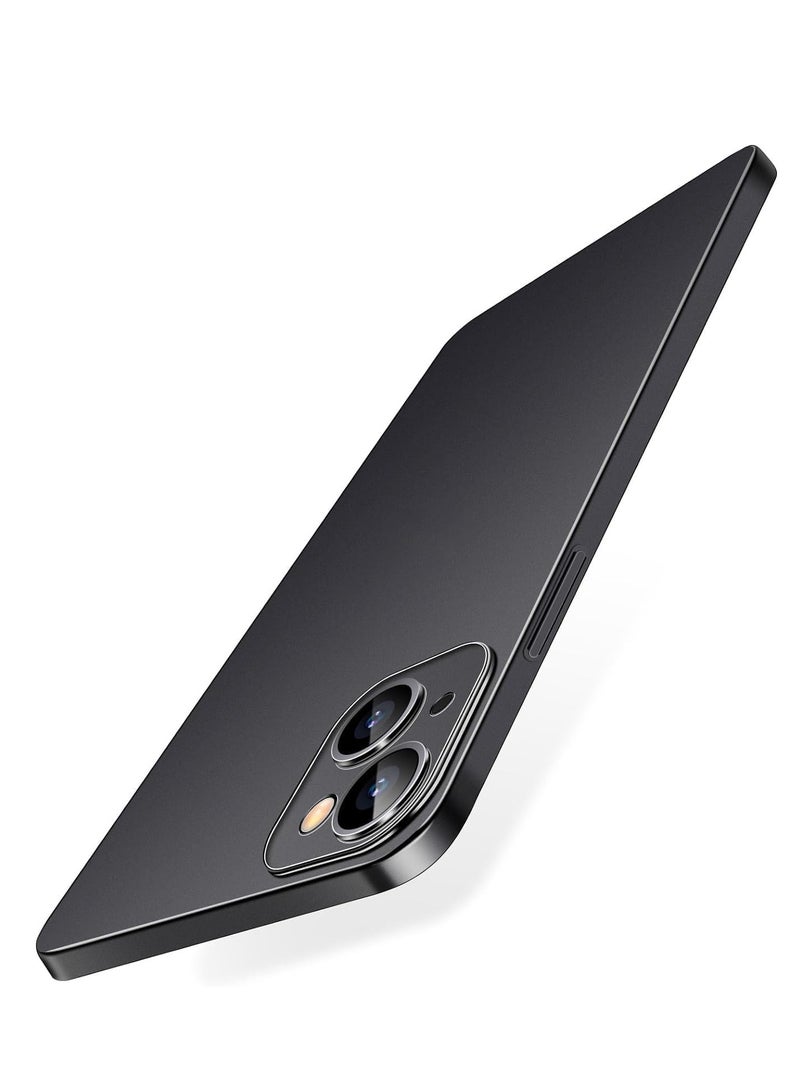 Case Compatible with iPhone 15 Slim Case,0.2mm Fit [Paper-Thin] Lightweight Case Matte Finish PP Back Skin Cover Protection [Anti-Fingerprints&Yellowing] (Black) - Image 1