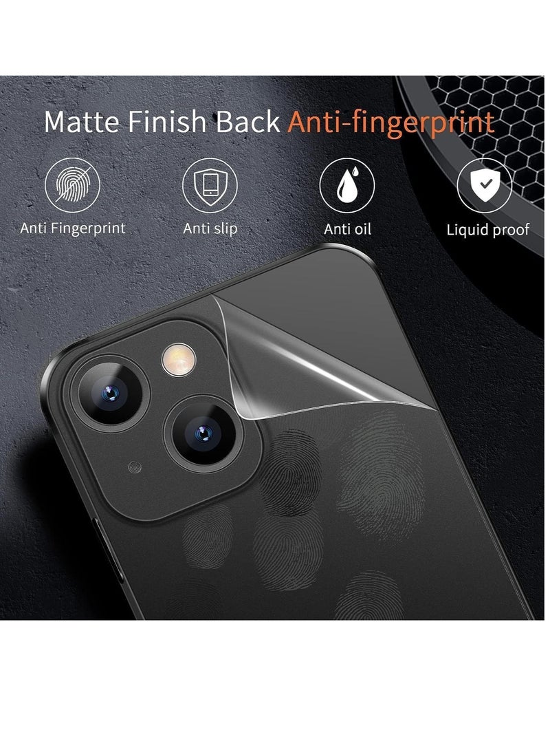 Case Compatible with iPhone 15 Slim Case,0.2mm Fit [Paper-Thin] Lightweight Case Matte Finish PP Back Skin Cover Protection [Anti-Fingerprints&Yellowing] (Black) - Image 5