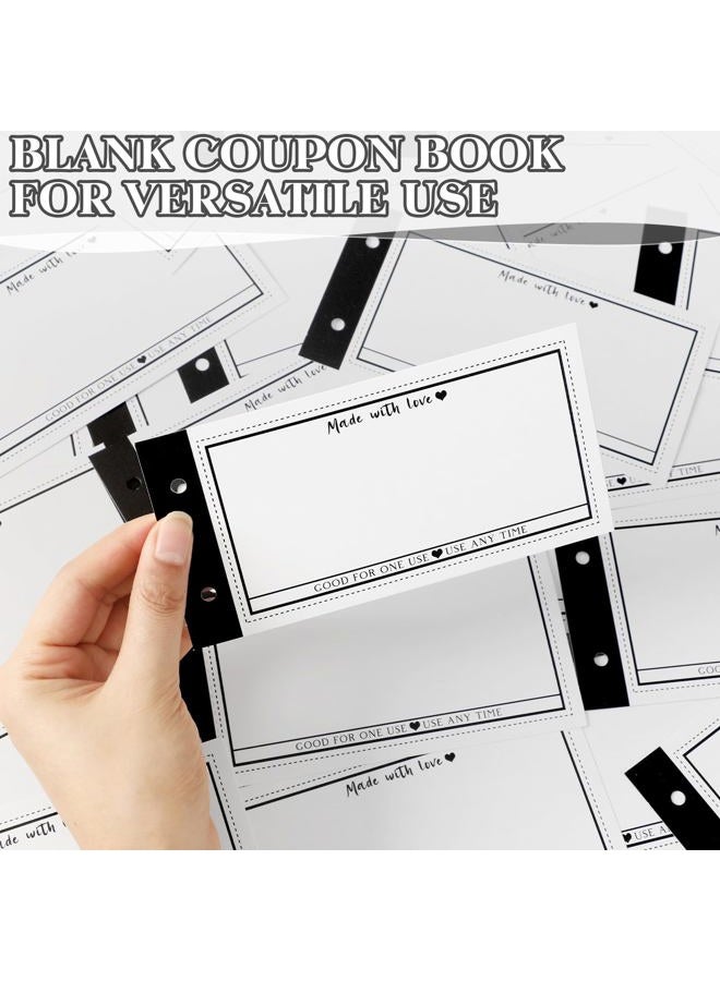 JULEASEL Personalized Coupon Book, 30 Blank Voucher Cards Booklet for All Occasions, Mothers Day Gifts for Mom, Unique Birthday Gifts for Boyfriend Wife Husband Girlfriend Best Friend - Image 2