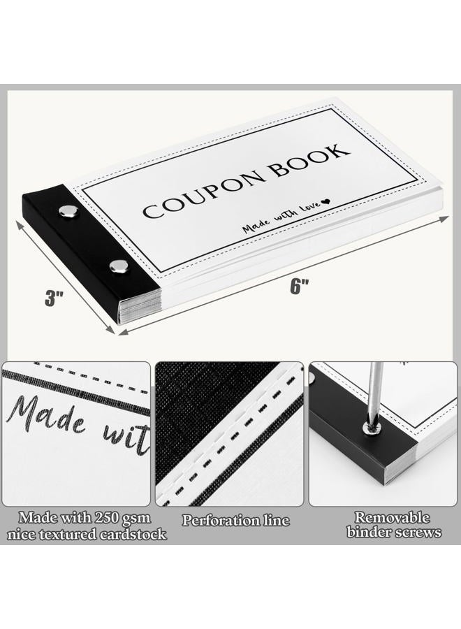 JULEASEL Personalized Coupon Book, 30 Blank Voucher Cards Booklet for All Occasions, Mothers Day Gifts for Mom, Unique Birthday Gifts for Boyfriend Wife Husband Girlfriend Best Friend - Image 5