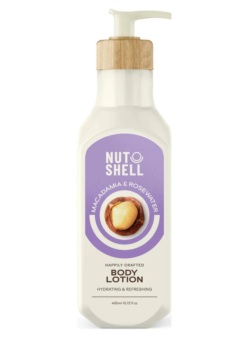 NUT SHELL Macadamia & Rose Water Body Lotion - 465ml