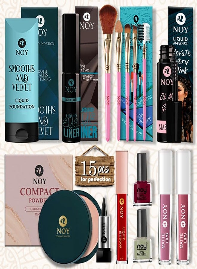 NOY Complete Makeup Set For Women Ultimate Combo For Perfect Glow & Gorgeous Skin - Image 2
