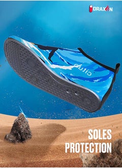 Draxon Water Shoes For Women Men Kids, Barefoot Aqua Water Socks Slip-On Swim Beach Shoes For Snorkeling Swimming Fishing Surfing Pool Kayak Beach Running Walking Yoga  - Image 3