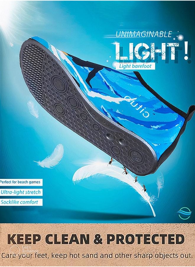 Draxon Water Shoes For Women Men Kids, Barefoot Aqua Water Socks Slip-On Swim Beach Shoes For Snorkeling Swimming Fishing Surfing Pool Kayak Beach Running Walking Yoga  - Image 5